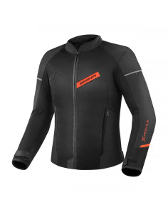 SHIMA X-MESH RED SUMMER TEXTILE MOTO JACKET