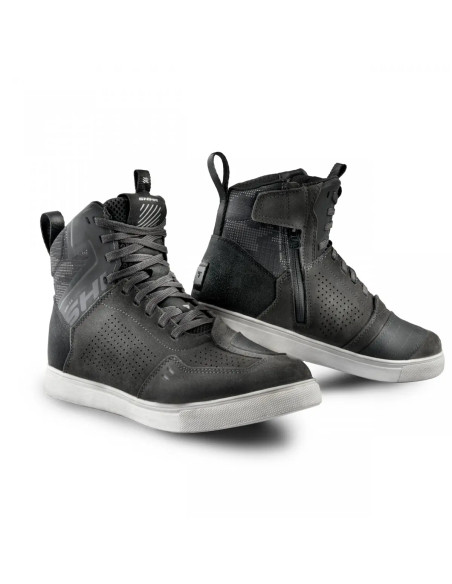 SHIMA REBEL 2.0 VENTED GREY SHORT MOTO BOOTS