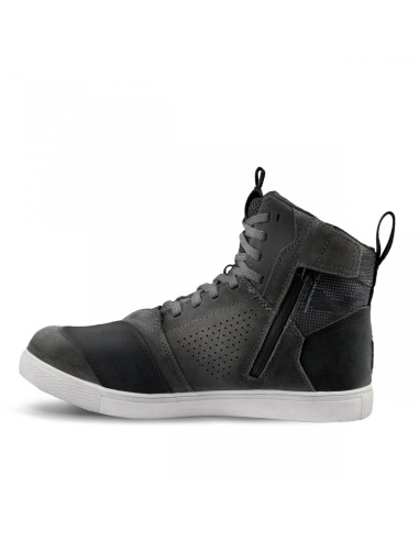 SHIMA REBEL 2.0 VENTED GREY SHORT MOTO BOOTS