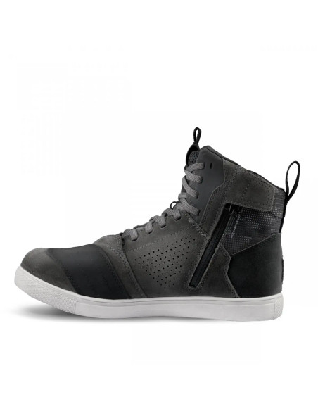 SHIMA REBEL 2.0 VENTED GREY SHORT MOTO BOOTS
