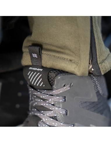 SHIMA REBEL 2.0 VENTED GREY SHORT MOTO BOOTS