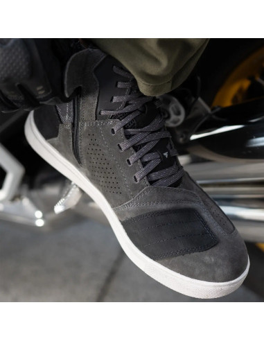 SHIMA REBEL 2.0 VENTED GREY SHORT MOTO BOOTS