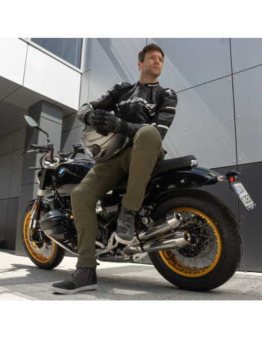 SHIMA REBEL 2.0 VENTED GREY SHORT MOTO BOOTS