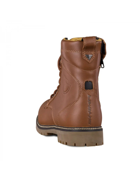 SHIMA THOMSON BROWN SHORT MOTO BOOTS
