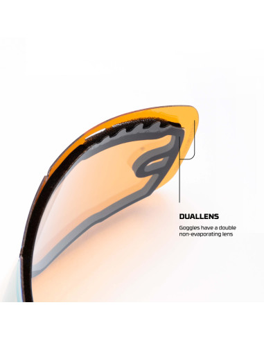 IMX FLIP ORANGE GLOSS MOTOCROSS GOGGLES