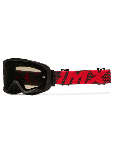 IMX FLIP BLACK MATT/RED MOTOCROSS GOGGLES