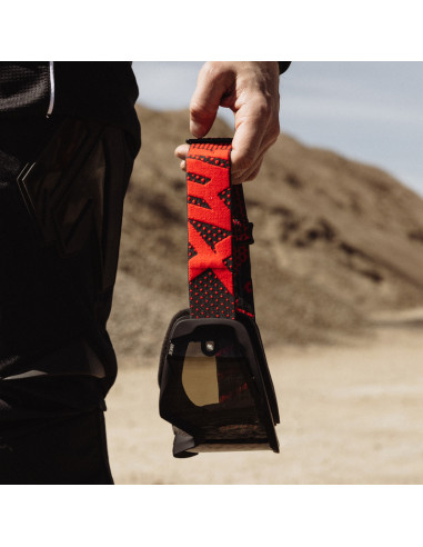 IMX FLIP BLACK MATT/RED MOTOCROSS GOGGLES