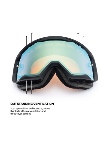 IMX FLIP BLACK MATT/PINK MOTOCROSS GOGGLES