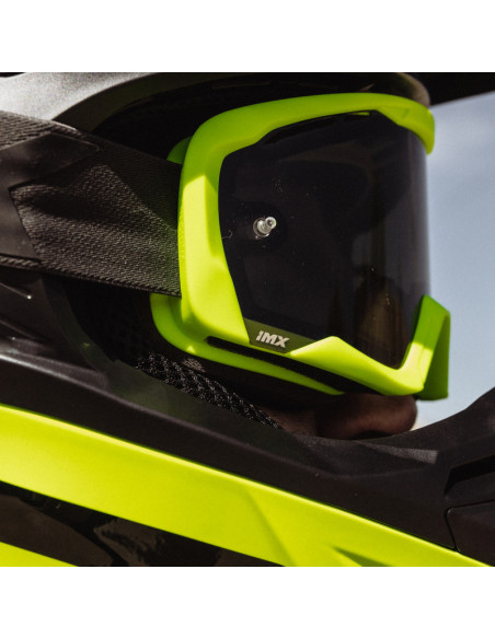 IMX FLIP FLO YELLOW MATT/BLACK MOTOCROSS GOGGLES