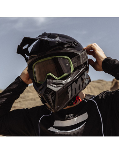 IMX FLIP GREEN MATT/BLACK MOTOCROSS GOGGLES