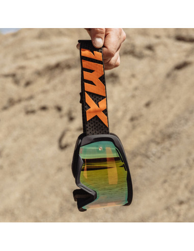 IMX FLIP GRAPHIE BLUE MATT/ORANGE MOTOCROSS GOGGLES