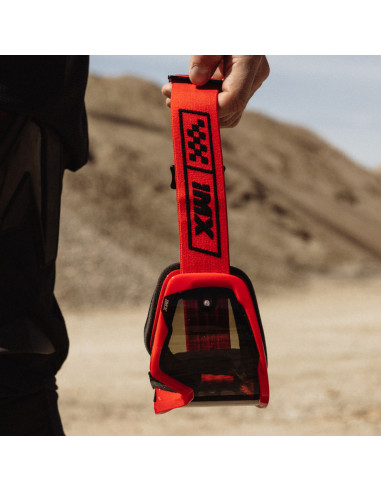 IMX RACE RED GLOSS MOTOCROSS GOGGLES