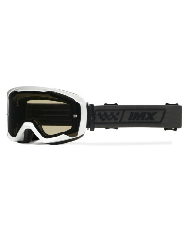 IMX RACE WHITE GLOSS/BLACK MOTOCROSS GOGGLES