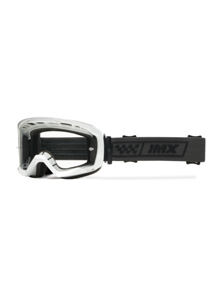 IMX RACE WHITE GLOSS/BLACK MOTOCROSS GOGGLES