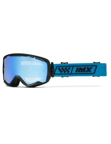 IMX ОЧКИ ДЛЯ МОТОКРОССА RACE BLACK MATT/BLUE