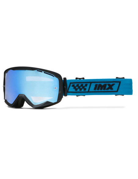 IMX ОЧКИ ДЛЯ МОТОКРОССА RACE BLACK MATT/BLUE