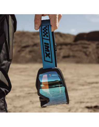 IMX ОЧКИ ДЛЯ МОТОКРОССА RACE BLACK MATT/BLUE