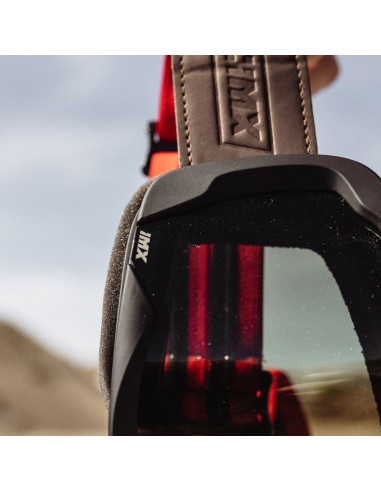 IMX RUST BLACK MATT/RED MOTOCROSS GOGGLES