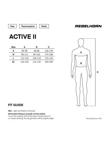 REBELHORN ТЕРМОБРЮКИ ACTIVE II