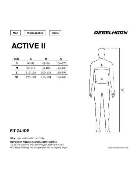 REBELHORN ТЕРМОБРЮКИ ACTIVE II