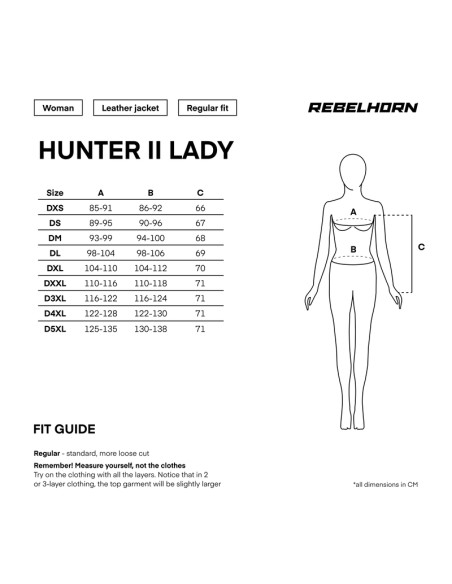 REBELHORN HUNTER II BLACK WOMEN'S LEATHER MOTO JACKET
