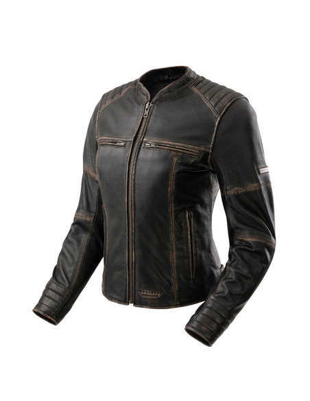 REBELHORN HUNTER II BROWN MOTERIŠKA ODINĖ MOTO STRIUKĖ