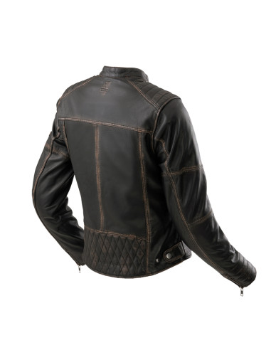 REBELHORN HUNTER II BROWN MOTERIŠKA ODINĖ MOTO STRIUKĖ