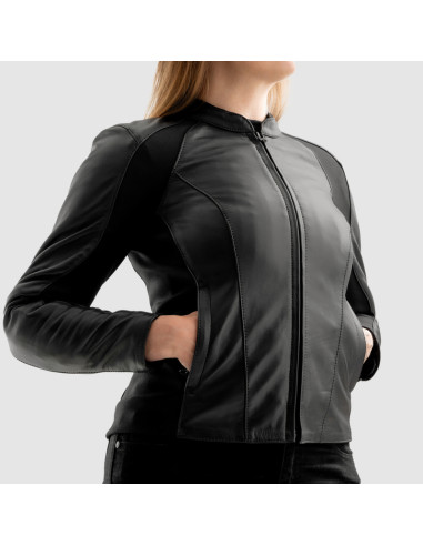 REBELHORN SIENA WOMEN'S LEATHER MOTO JACKET