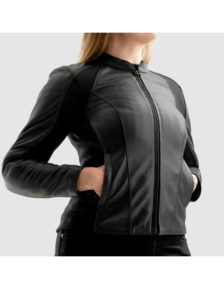 REBELHORN SIENA WOMEN'S LEATHER MOTO JACKET