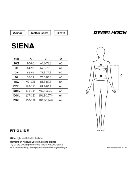REBELHORN SIENA MOTERIŠKA ODINĖ MOTO STRIUKĖ