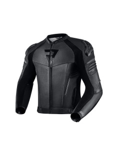 REBELHORN VANDAL BLACK LEATHER MOTO JACKET