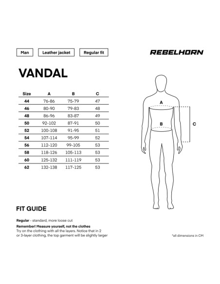 REBELHORN VANDAL BLACK LEATHER MOTO JACKET