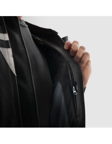 REBELHORN VELOCE FLUO LEATHER MOTO JACKET