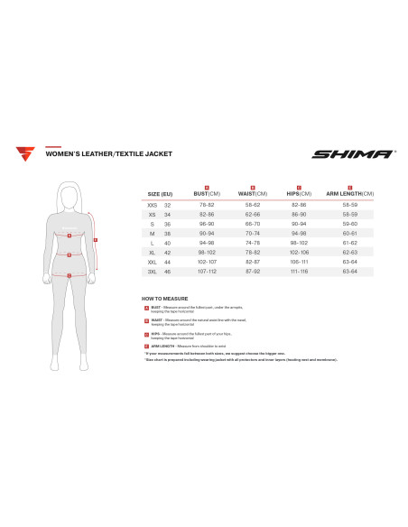 SHIMA RENEGADE 2.0 RED WOMEN'S MOTO SHIRT
