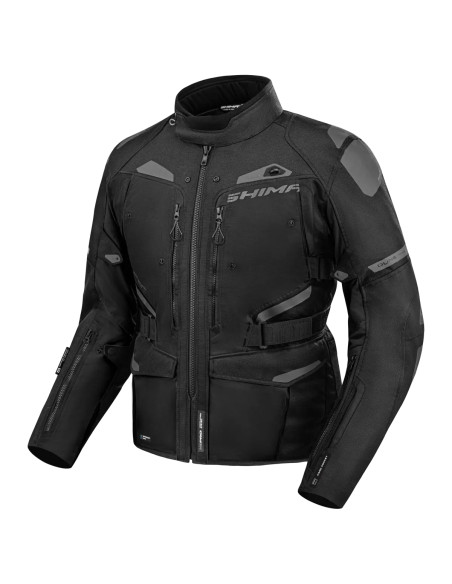 SHIMA DUNE BLACK VYRIŠKA MOTO STRIUKĖ