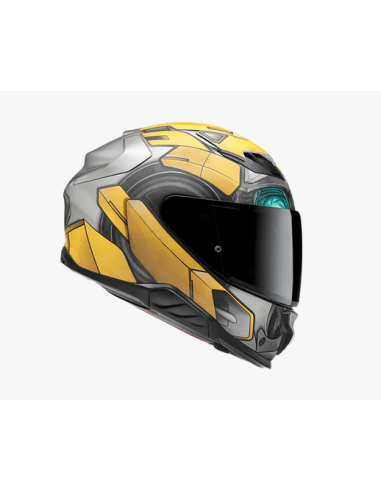 HJC F71 BUMBLEBEE HASBRO SPORTINIS/UŽDARAS MOTO ŠALMAS