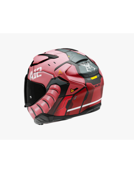 HJC F71 ZAKU BANDAI SPORTINIS/UŽDARAS MOTO ŠALMAS
