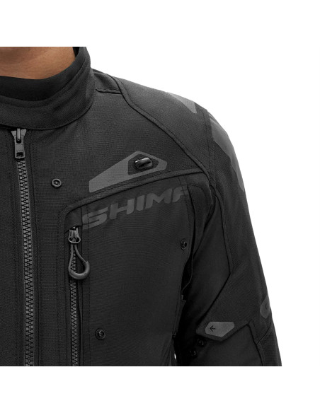 SHIMA ЧЕРНАЯ МУЖСКАЯ МОТОКУРТКА DUNE