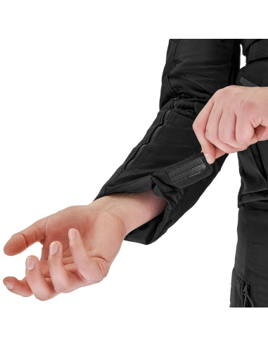 SHIMA DUNE BLACK MEN'S MOTO JACKET