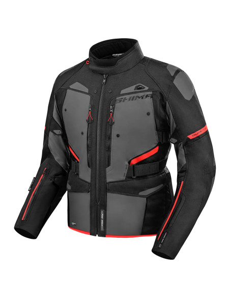 SHIMA DUNE RED MEN'S MOTO JACKET