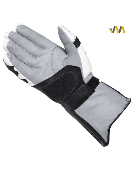 HELD PHANTOM II BLACK/WHITE MOTO PIRŠTINĖS