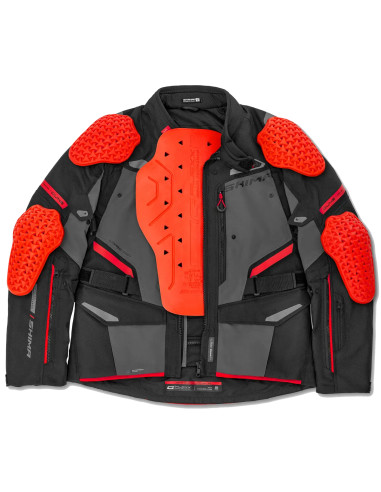 SHIMA DUNE RED MEN'S MOTO JACKET