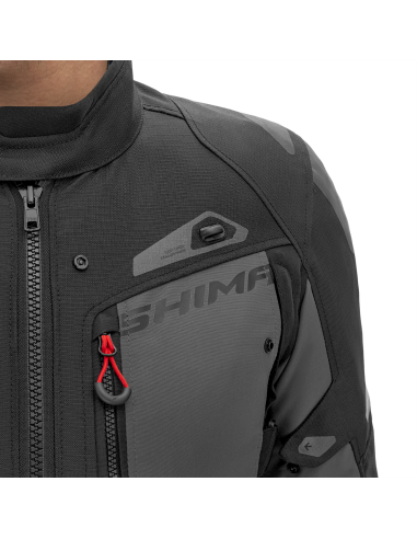 SHIMA DUNE RED MEN'S MOTO JACKET