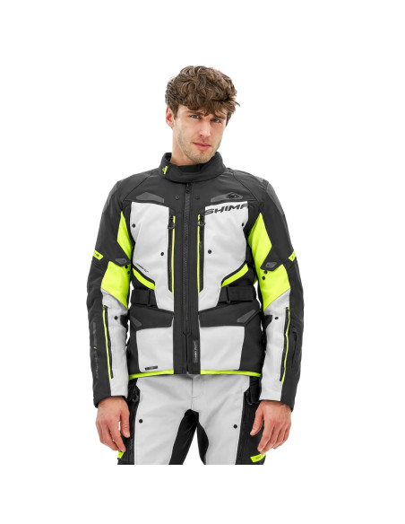 SHIMA DUNE FLUO MEN'S MOTO JACKET