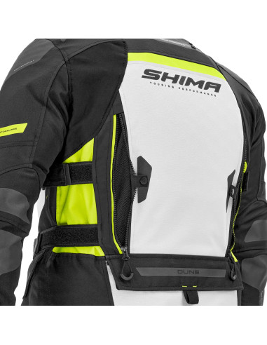 SHIMA DUNE FLUO MEN'S MOTO JACKET
