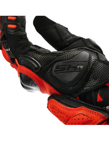 SHIMA XRS-3 RED MOTO GLOVES