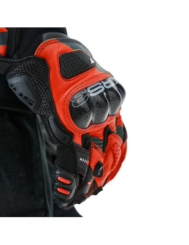 SHIMA XRS-3 RED MOTO GLOVES