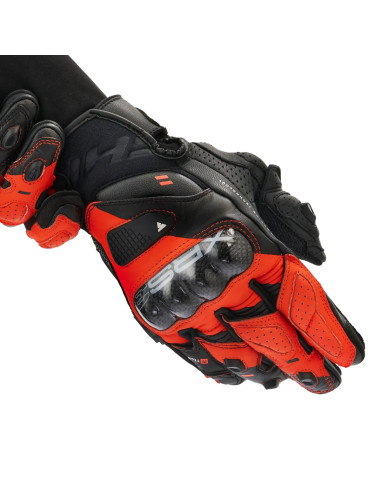 SHIMA XRS-3 RED MOTO GLOVES