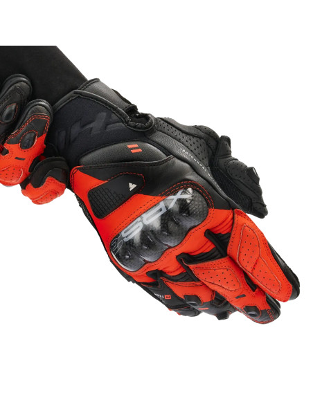 SHIMA XRS-3 RED MOTO GLOVES