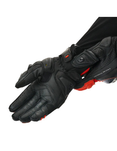SHIMA XRS-3 RED MOTO GLOVES